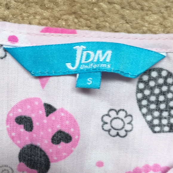 Breast Cancer Scrub Top - Picture 3 of 3